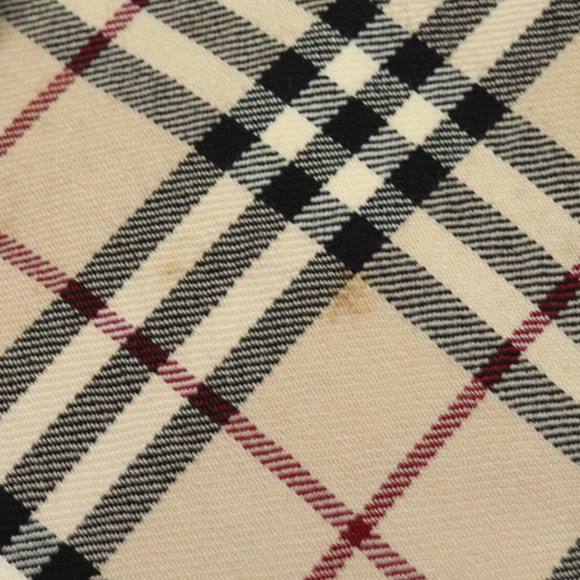 BURBERRY Nova Check Blue Label Hand Bag Canvas Beige Red Auth yk13174 - Picture 3 of 16